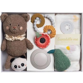 Комплект бебешки играчки, Taf Toys, Луксозен комплект за новородено, 4 части