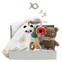 Комплект бебешки играчки, Taf Toys, Луксозен комплект за новородено, 4 части