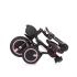 Сгъваема триколка Chipolino - Quick Fold, 360°, розова
