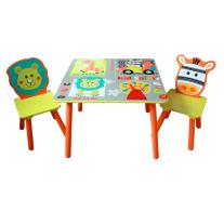 Детска дървена маса със столчета Ginger Home Safari