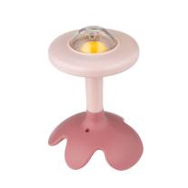 Сензорна дрънкалка с чесалка Canpol babies, 0м+, розова