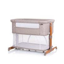 Кошара с подвижна страница Chipolino Мама и Аз 2 в 1 беж/ дърво