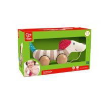 Играчка за дърпане, Hape, Кученце Hugo