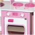 Дървена детска кухня голяма в розаво Розова кухня за принцеси, РОСА Andreu toys