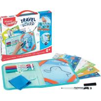 Изтриваеми игри и рисунки Maped Travel Board, 18 части