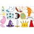 Магнитни изтриваеми фигури, 21 части - Maped Creativ Travel Board