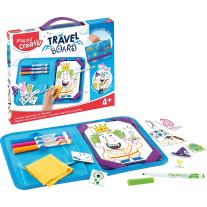Магнитни изтриваеми фигури, 21 части - Maped Creativ Travel Board