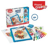 Дъска за изтриваеми рисунки, 28 части - Maped Creativ Artist Board