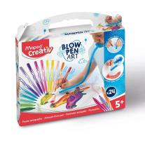 Креативен Комплект Maped Color&Play - BLOWPEN Флумастери BOX Of 24 Colors 31 Части