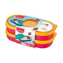 Кутия снакс MAPED Concept Kids, червена, 2х150 мл