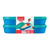 Кутия снакс MAPED Concept Kids, синя, 2х150 мл