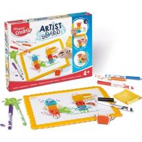 Комплект магнитна дъска Maped Creativ - Artist Board, с фигурки