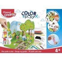 Креативен Комплект Maped Color&Play - НАПРАВИ Своята ГРАДИНА 24 Части 