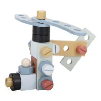 Дървена Работилница с Инструменти Blue Little Dutch