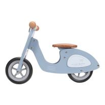Дървено Балансно Колело Little Dutch Blue Vespa