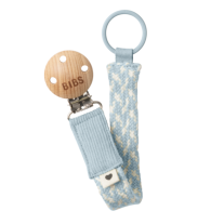 Клипс за Залъгалка BIBS Baby Blue/Ivory