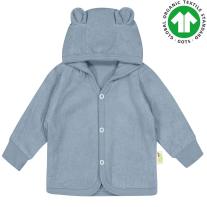Бебешки суитшърт с ушички от памучно фроте, Bio Baby