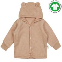 Бебешки суитшърт с ушички от памучно фроте, Bio Baby