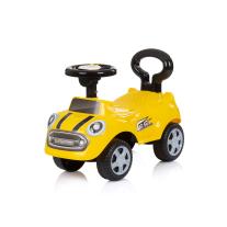 Музикална кола за яздене Chipolino Go Go жълта