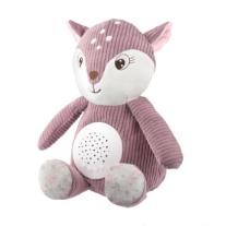 Мека музикална играчка с проектор 3в1 Canpol babies, Fawn- розова