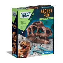 Игра с разкопки CLEMENTONI Science Play Череп T-Rex Archeo Fun 61376