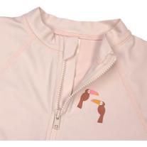 Цял бански Laessig LSF с UV защита 60 + Морско конче - Светло розово 