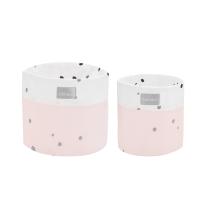 Комплект кош за аксесоари 2 бр - 18см и 14см KIKKA BOO Bear with me Pink