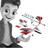 Интерактивна играчка, Buki France, Радиоуправляем самолет, 23.5 см