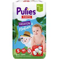 Пелени гащи Pufies Pants Fashion & Nature 5, 40 броя
