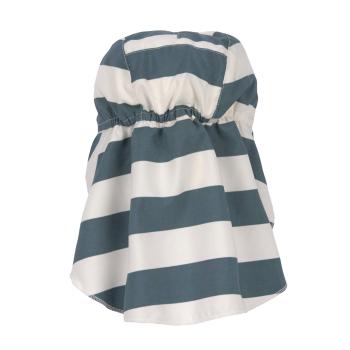 Детска слънцезащитна шапка с UV защита 80+ Lassig LSF Sun Protection Stripes milky/blue