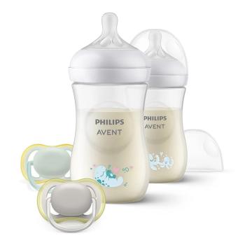 Комплект за новородено Natural Response 3.0 Philips AVENT - 2 шишета и 2 залъгалки ultra air