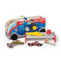 Дървен автобус с подвижна работна маса - Пес Патрул Melissa & Doug