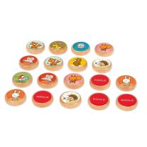 Дървена мемо игра, Животните в гората Goula