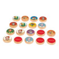 Дървена мемо игра, Червената шапчица Goula