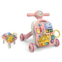 Музикална играчка за прохождане 3 в 1 Chipolino Мече розова 