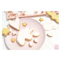 Пластмасова форма за бисквитки с множество дизайни на тема еднорог Scrap Cooking 