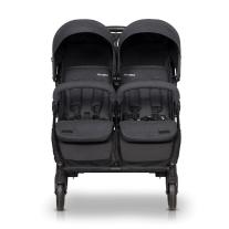 Бебешка количка за близнаци EasyGo DOMINO Coal