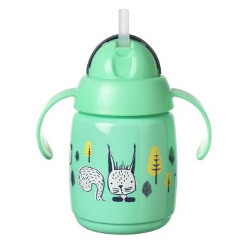 Неразливаща се чаша Tommee Tippee Superstar със сламка и дръжки, обем 300 мл.