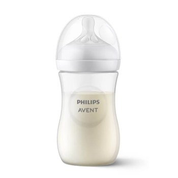 Бебешко шише Philips Avent Natural Response 3.0 Поток 3 с биберон 1 m+ 260 ml