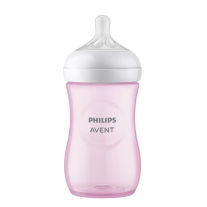 Бебешко шише Philips Avent Natural Response 3.0 Поток 3 с биберон 1 m+ 260 ml