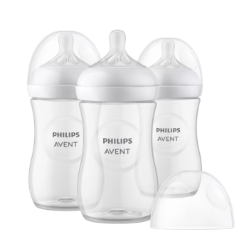 Шишета Philips Avent - Natural Response 3.0 Поток 3 с биберон 1 м+ 260 ml