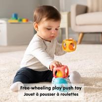 Играчка Слонче с Блокчета за подреждане, търкаляне и заключване Lamaze 