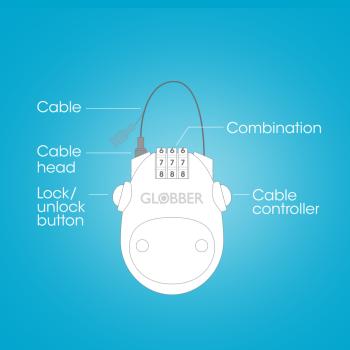 Катинар за Тротинетки и Колела Globber Син
