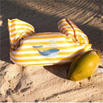Ръкавели с опора за гърдите за деца с тегло 15-30 кг - Swim Essentials"Yellow-White Whale"