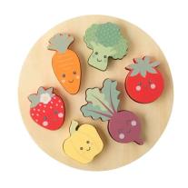 Дървен Пъзел "Щастливи Зеленчуци" Orange Tree Toys Spring Garden