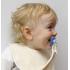 Bio Baby Бебешки лигавник с държач за залъгалка или гризалка