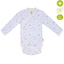 Bio Baby Бебешко боди прегърни ме с дълъг ръкав от 100% органичен памук