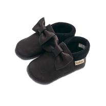 Бебешки кожени пантофки BaoBaby Pirouette black