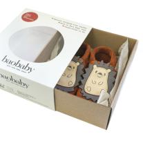 Бебешки кожени пантофки BaoBaby Spikey curry