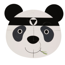 Пъзел за баня: Комплект Bo Jungle Лъв/Панда/Слон